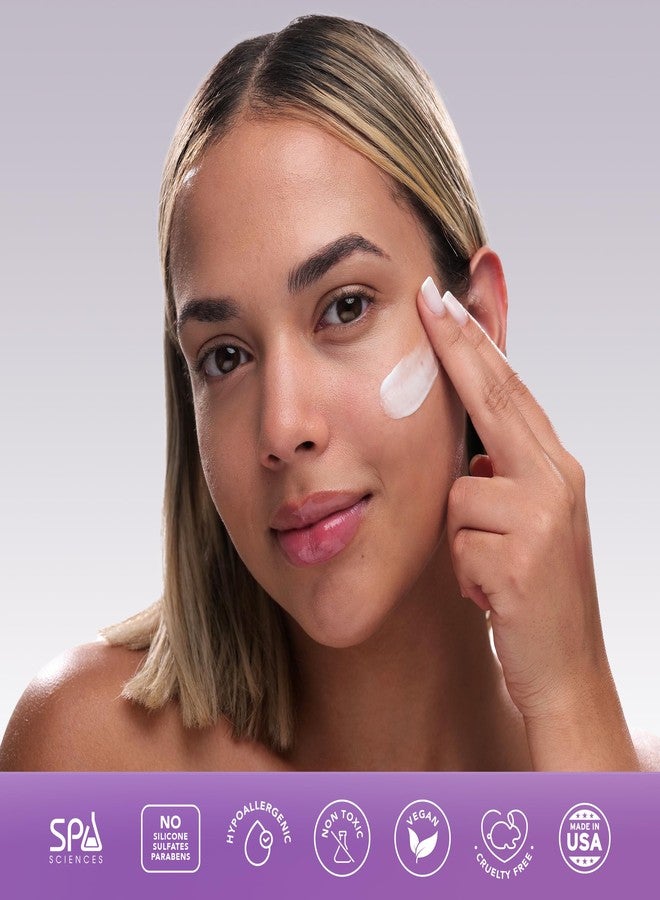 Spa Sciences - Overnight Cream For Normal to Dry Skin Types - Made in the USA- Rejuvenating Formula - With Ceramides, Hyaluronic Acid, Bakuchiol and Squalane - Restore, Hydrate, Nourish - Vegan -1.8oz - Image 2